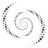 Halftone Spiral Background 124