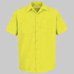 Men's Tall Enhanced Visibility Short Sleeve Work Shirt