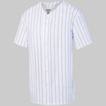 Youth Pinstripe Full-Button Jersey