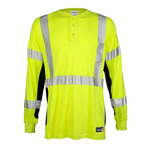 Unisex FR Long Sleeve Henley T-Shirt