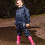 Junior waterproof jacket and trouser set