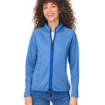 Ladies' Venture Heathered Stripe Full-Zip