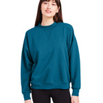Ladies' Vintage Oversized Crew Pullover