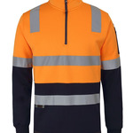 JB's 1/2 ZIP AUST. RAIL (D+N) FLEECE SWEATER