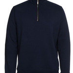 C OF C  1/2 BRASS ZIP SWEAT