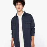 Native Spirit Faded Brushed Fleece Overshirt
