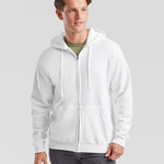 Classic 80/20 hooded sweatshirt jacket