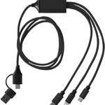 3-in-1 Charging Cable with Dual Input