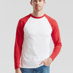 Men's Valueweight Long Sleeve Baseball T-Shirt
