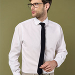 Tailored Fit Long Sleeve Business Shirt