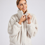 Brand Lab Ladies Fluffy 1/4 Zip Fleece
