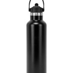 TriDri® Vacuum sports water bottle with flip-up straw