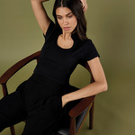 Women's corporate top keyhole neck (regular fit)