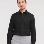 Long sleeve easycare tailored Oxford shirt