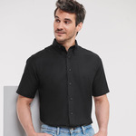 Short sleeve easycare Oxford shirt