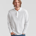 Premium long sleeve polo