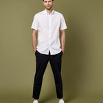 Premium Oxford shirt short-sleeved (tailored fit)