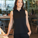 Henbury Ladies Sleeveless Coolplus® Polo Shirt