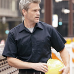 Men's Cotton Short Sleeve Uniform Shirt