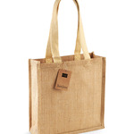 Jute compact tote