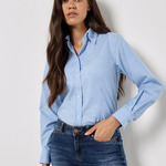 Tailored Fit Long Sleeve Workwear Oxford Shirt