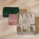 Velvet Travel Jewellery Box
