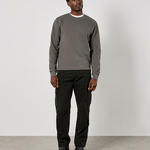 Regular fit piqué sweatshirt