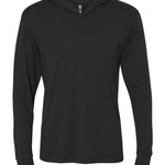 Unisex Triblend Hooded Long Sleeve Pullover T-Shirt