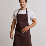 Colours bib apron with pocket