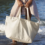 Oversized heavy duty canvas tote bag