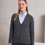 Women's button-through knitted cardigan