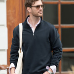 Glendale unisex 1/4-zip sweatshirt