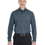 Central Cotton Blend Mélange Button-Down