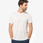 Spasso Crew Neck Linen T-Shirt