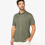 Spasso Short Sleeve Linen Shirt