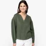 Spasso Ladies Linen Blouse