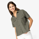 Spasso Ladies Short Sleeve Oversized TENCEL™ Shirt