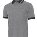 JB's  BIRDS EYE POLO   CHARCOAL - S