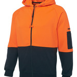 JB's HV FULL ZIP FLEECY HOODIE