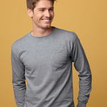 Unisex Union-Made Long Sleeve Pocket T-Shirt