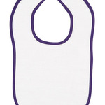Infant Contrast Trim Terry Bib