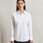Women's supreme poplin long sleeve shirt