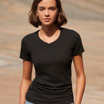 Feel good women's stretch v-neck t-shirt