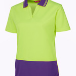 JB's HV 4602.1 LADIES S/S NON BUTTON POLO