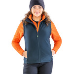 Ladies' Printable Softshell Bodywarmer with Recycled Fleece Inner
