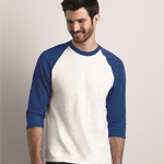 Unisex Heavy Cotton™ Raglan Three-Quarter Sleeve T-Shirt