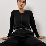 Women's Arundel crew neck cardigan long sleeve (classic fit)