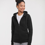Women's authentic zipped hooded sweatshirt