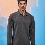 Men's classic fit long sleeved polo
