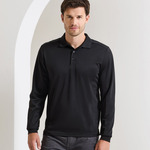 Long sleeve Coolchecker® piqué polo